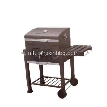 Faħam tal-Kannol BBQ Grill Bil Side Table